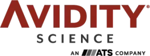 Avidity Science 42 AVS Logo Red Gray with ATS Company RGB